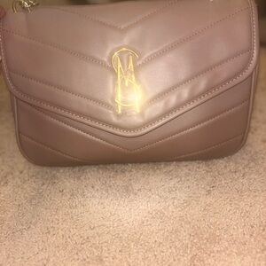 Steve Madden Elegant Brown Quilted Shoulder Bag
